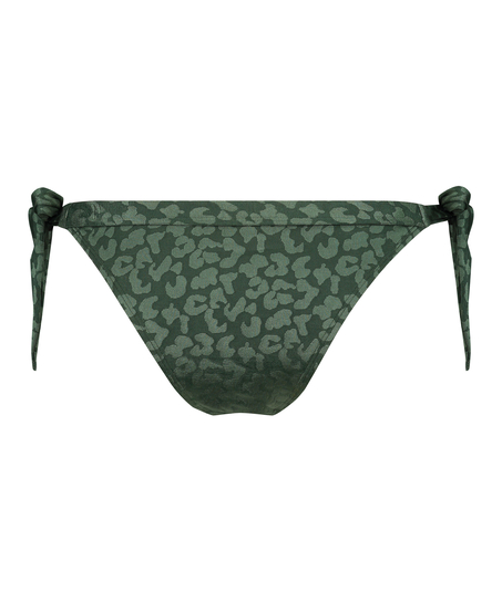 Bas de bikini brésilien Tonal Leo, Vert