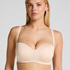 Soutien-gorge push-up sans bretelles à armatures préformé Smooth, Beige