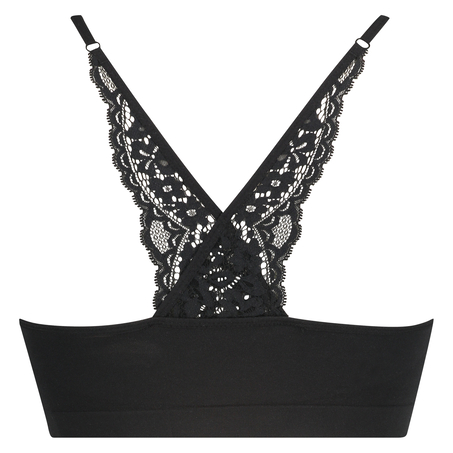 Brassière sans couture Rose, Noir