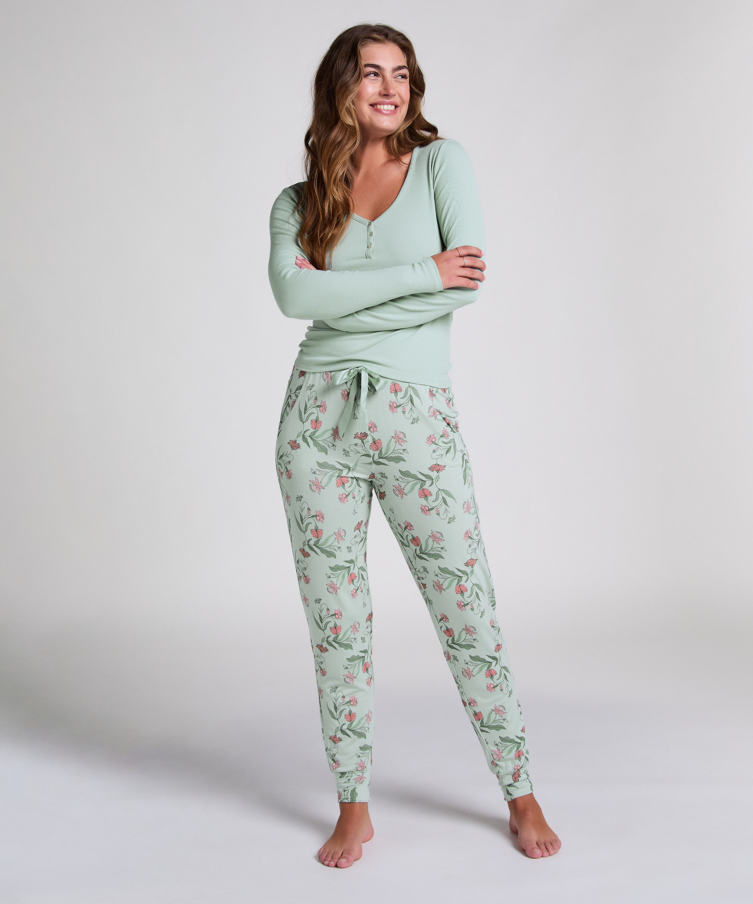 Pantalon de pyjama Jersey, Vert Pantalon de pyjama Jersey, Vert