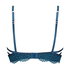 Soutien-gorge à armatures non-préformé longline Eve, Bleu