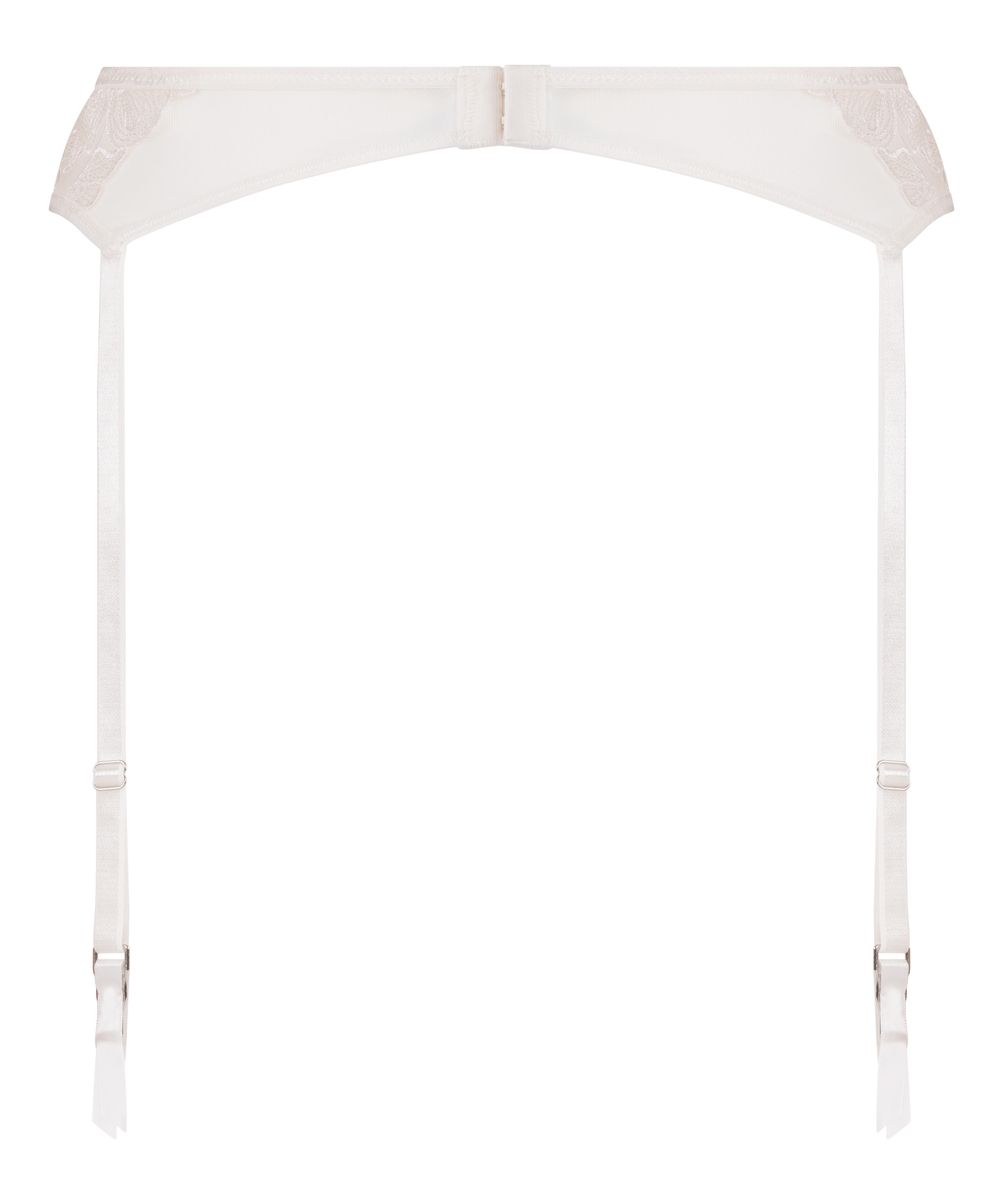 Porte-jarretelles Lauren, Blanc, main