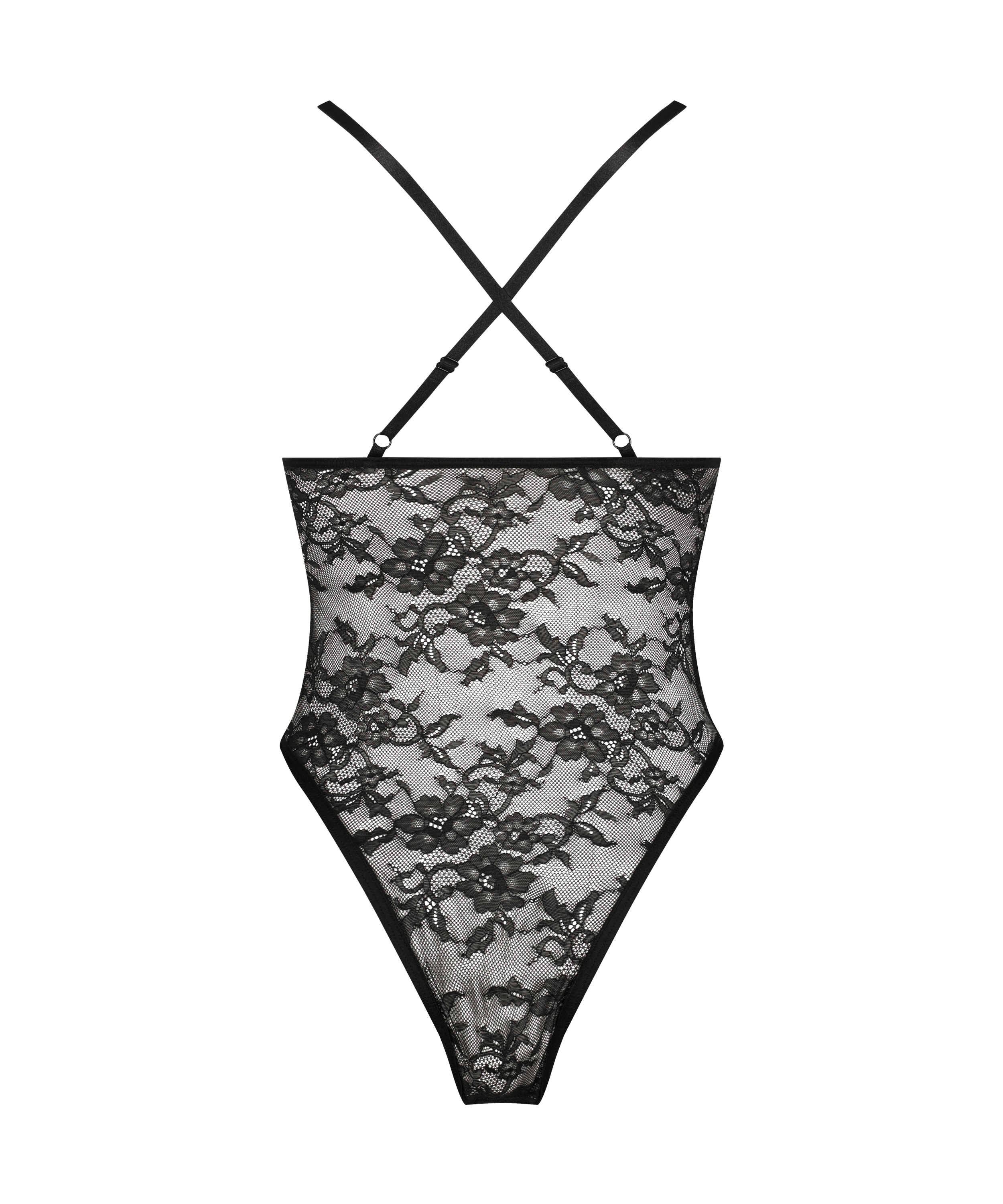 Body taille haute Sienna, Noir, main