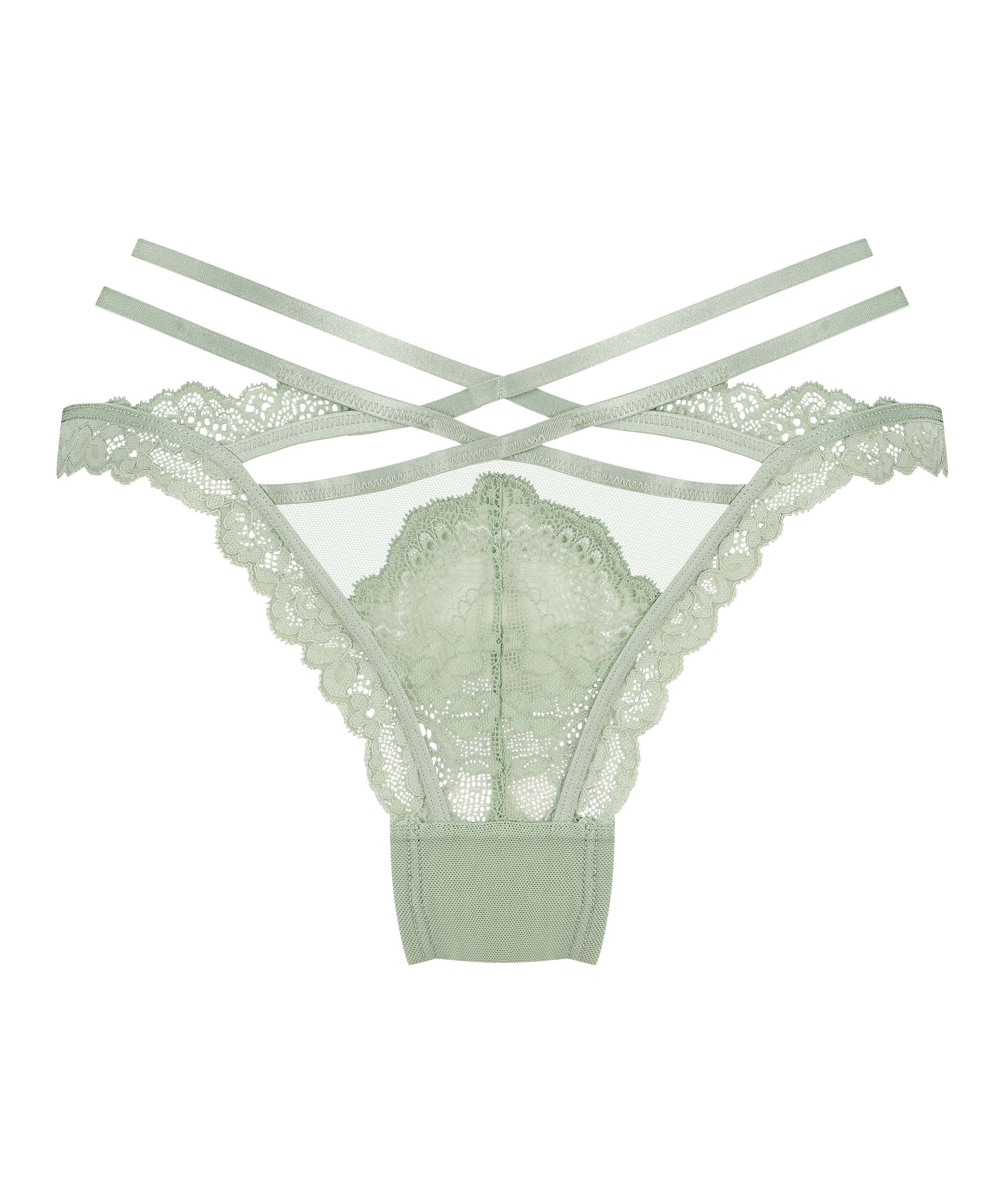 Slip brésilien Janine, Vert, main