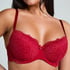 Soutien-gorge &agrave; armatures pr&eacute;form&eacute; Marine, Rouge