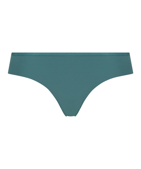 Slip br&eacute;silien Invisible Lace Back, Bleu