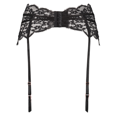 Jarretelles Poppy, Noir