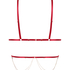 Brassière chain Top, Rouge