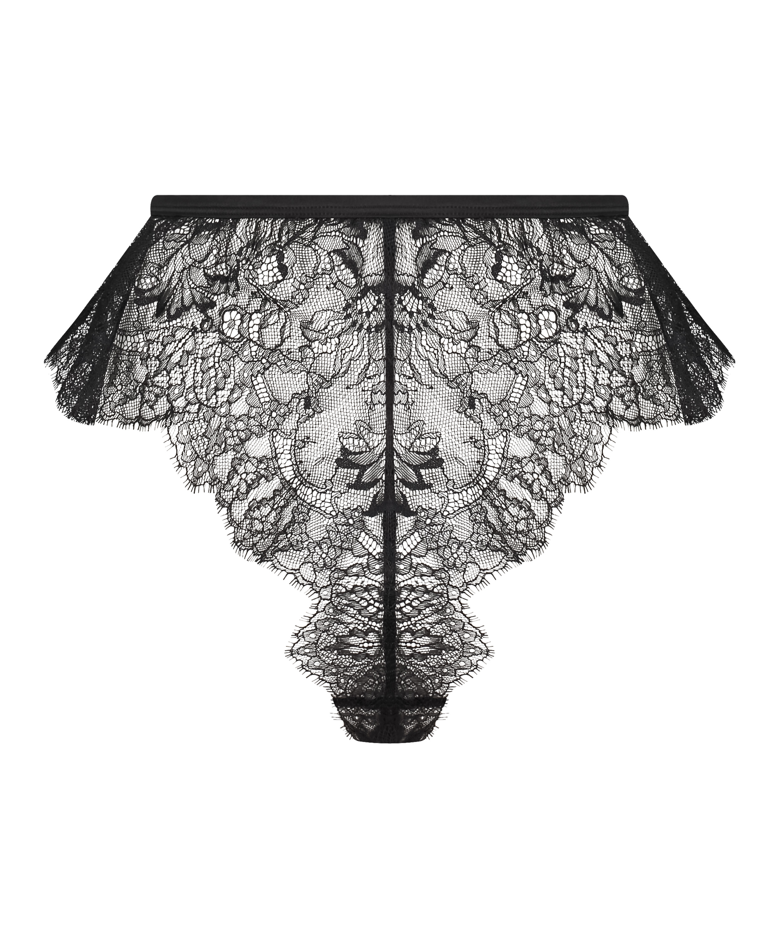 Culotte française Lace Camille, Noir, main