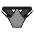 Culotte brésilienne jambe haute Zelda, Noir