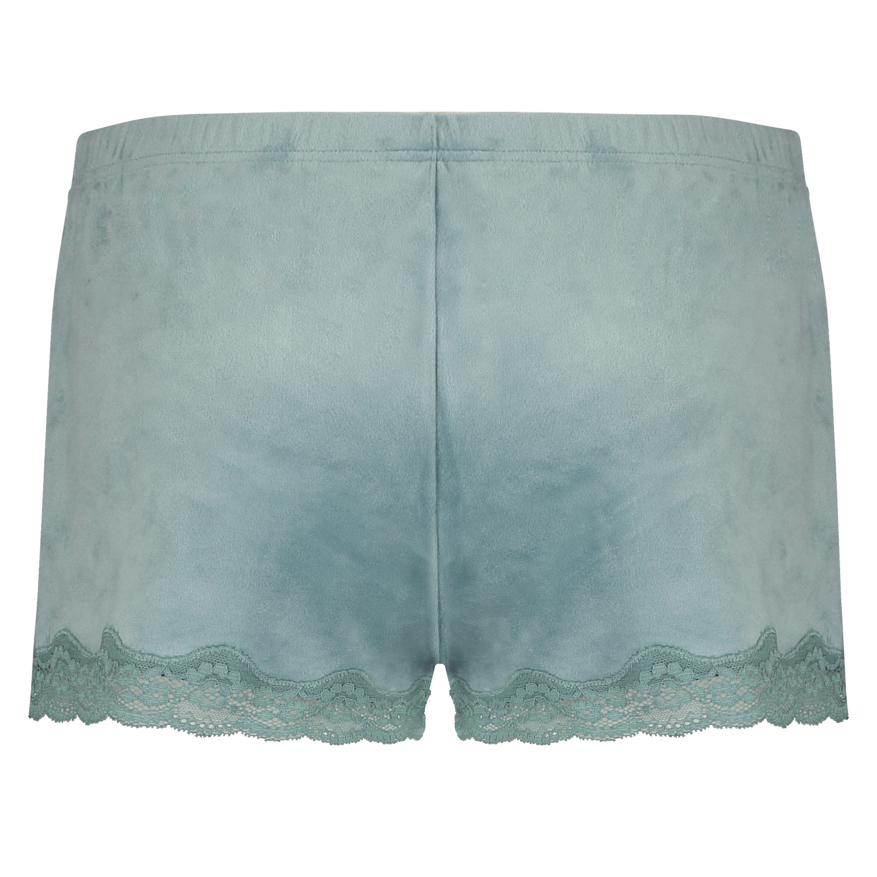 Short velours dentelle, Vert, main