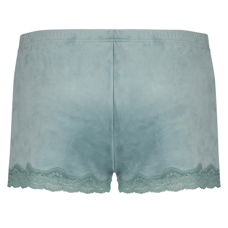 Short velours dentelle, Vert