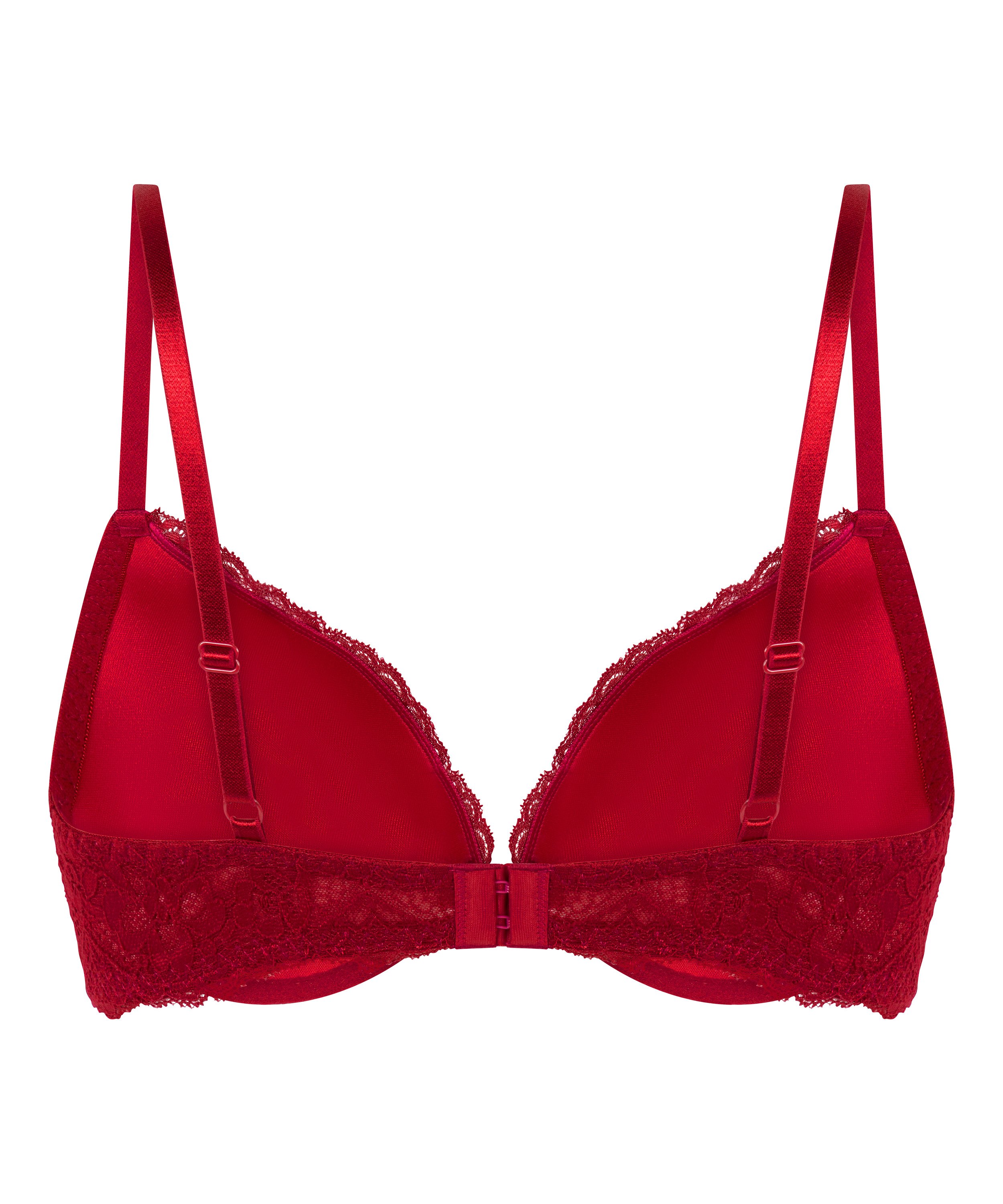 Soutien-gorge à armatures préformé push-up Marine, Rouge, main