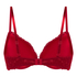 Soutien-gorge à armatures préformé push-up Marine, Rouge