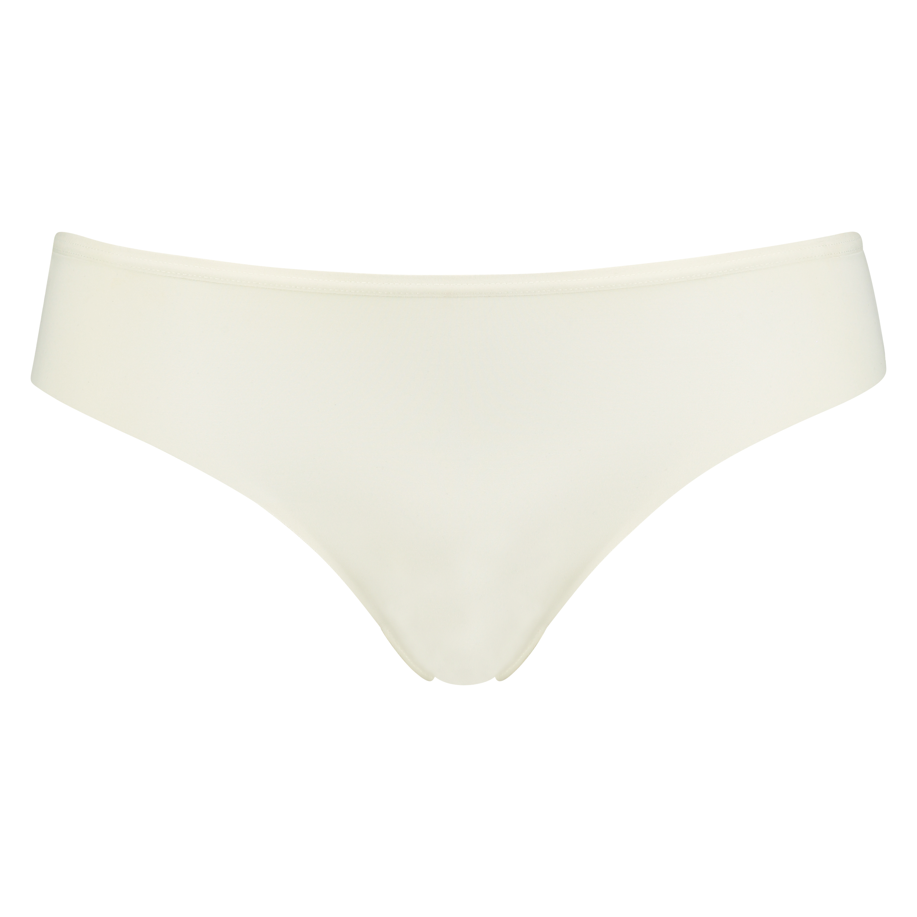 Slip brésilien Invisible Lace Back, Blanc, main