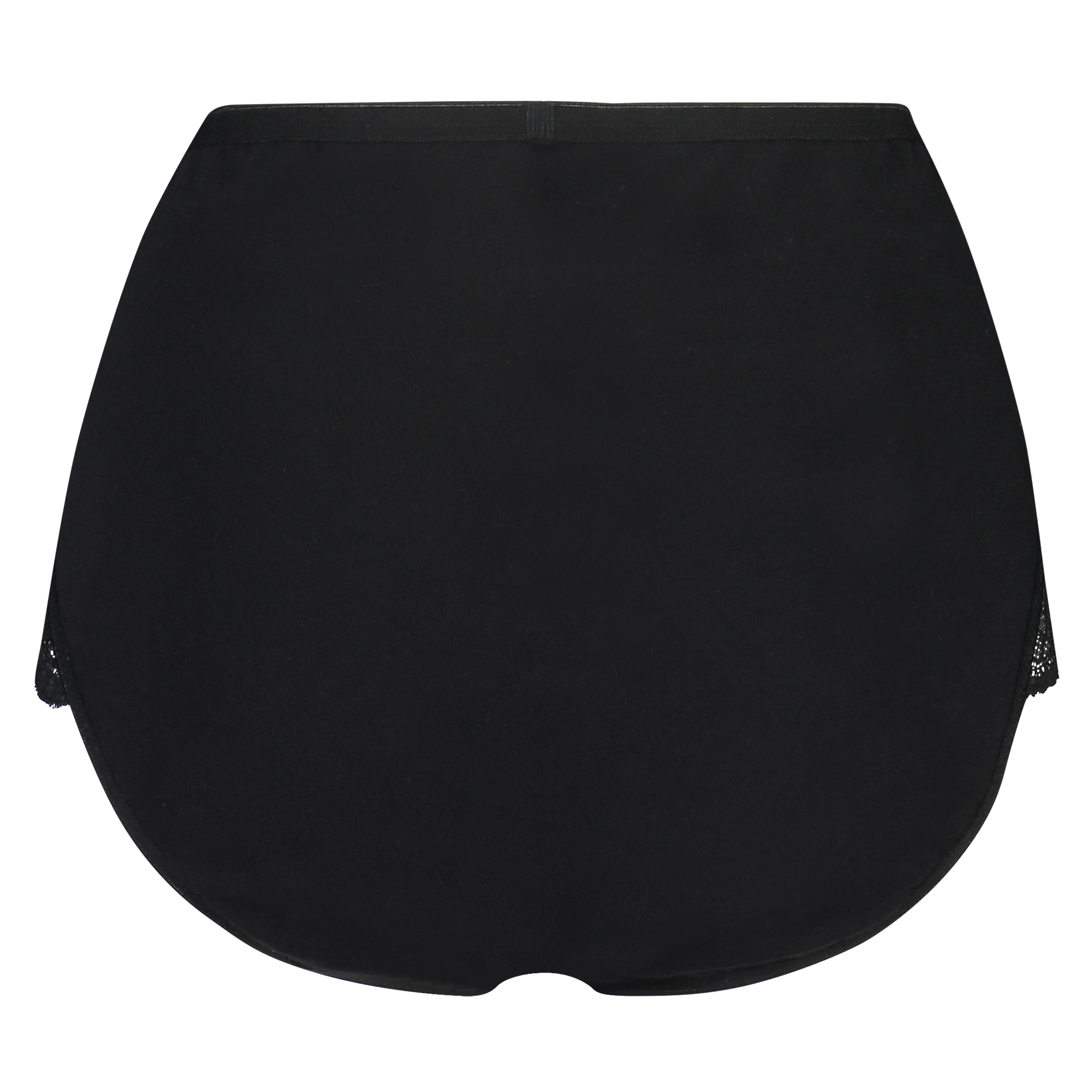 Superslip Lace Maxi coton, Noir, main