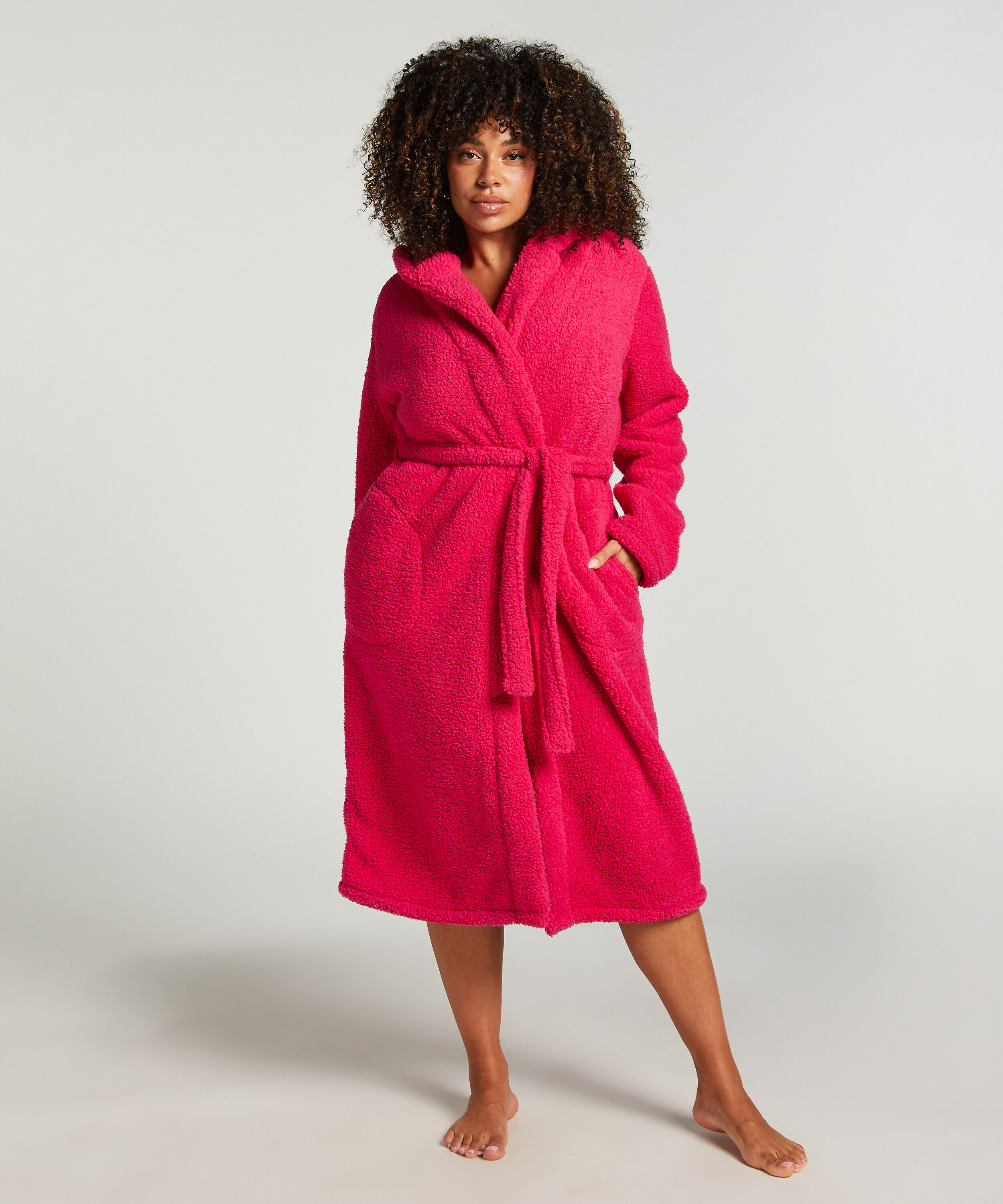 Peignoir Fleece, Rose Peignoir Fleece, Rose