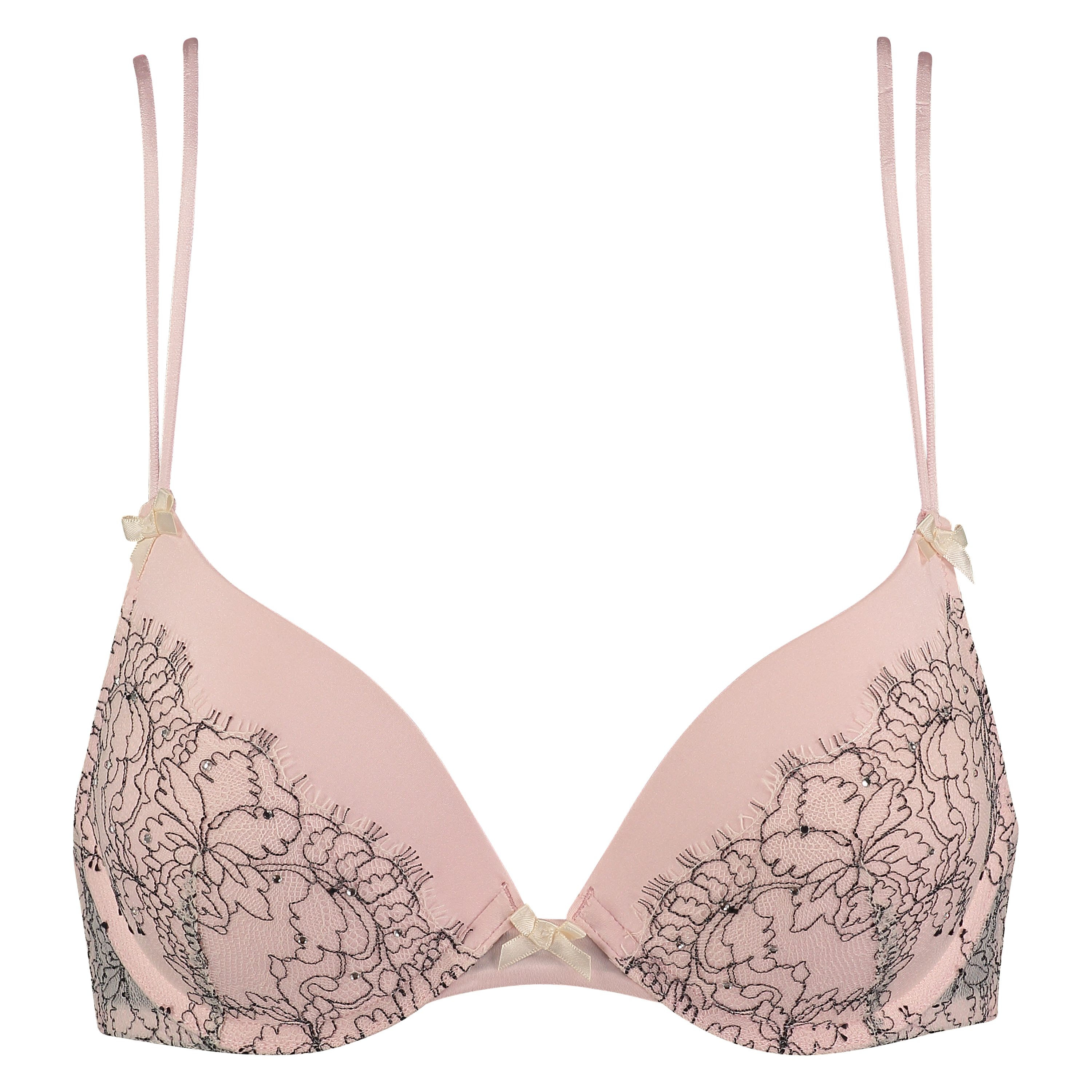 Padded underwired maximizer bra Nella, Rose, main