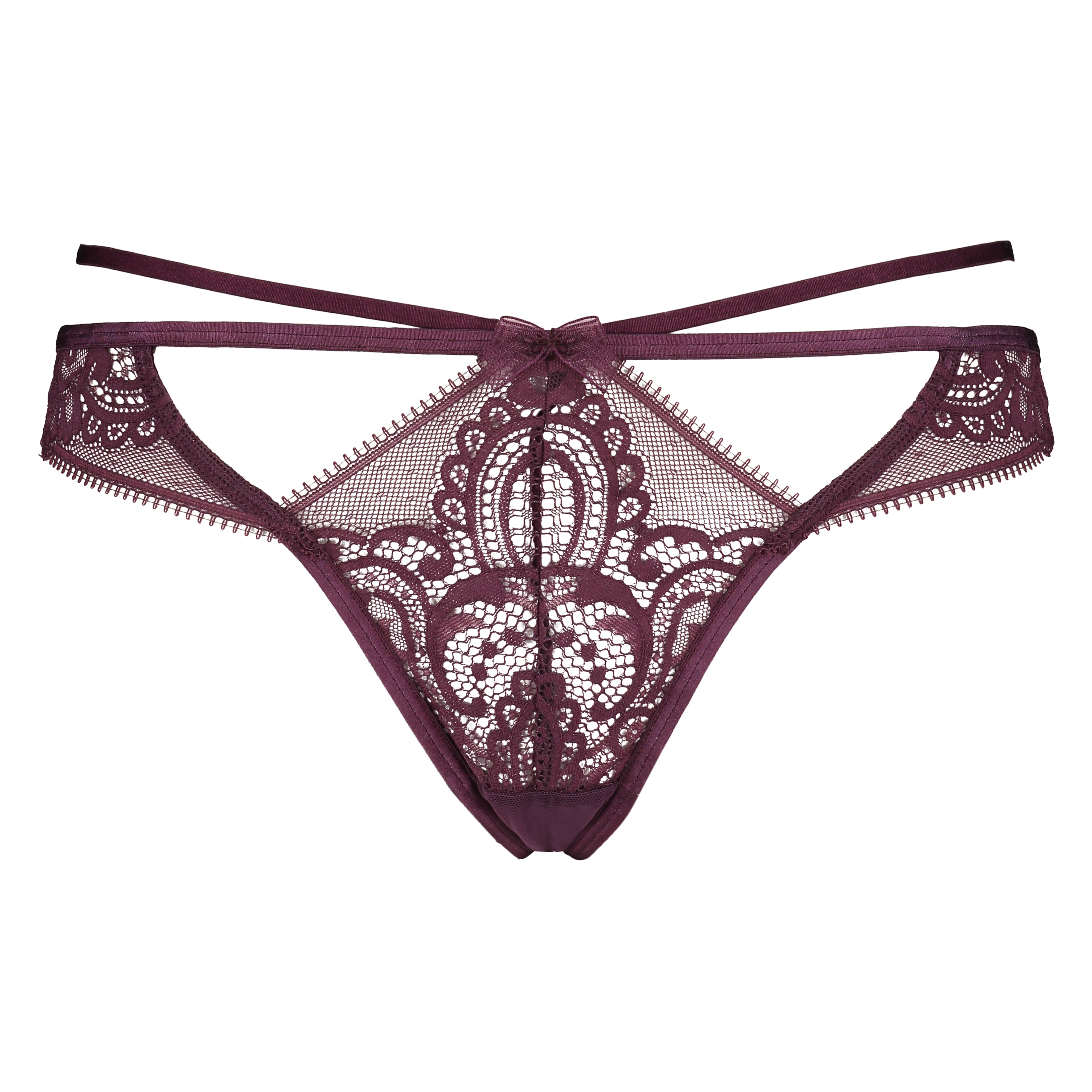 Tanga string Brigitte, Violet, main