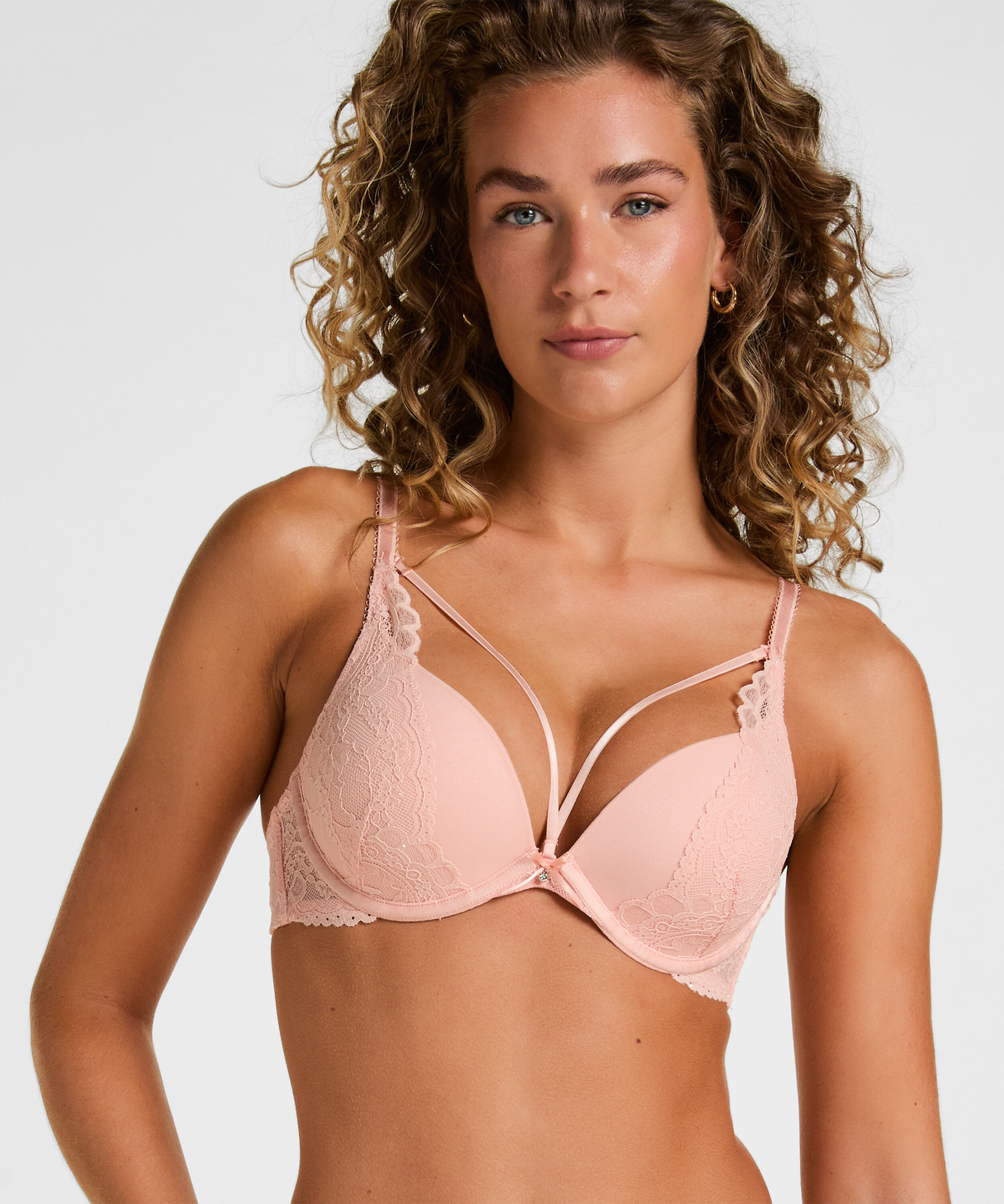 Soutien-gorge push-up à armatures préformé Isadora, Rose