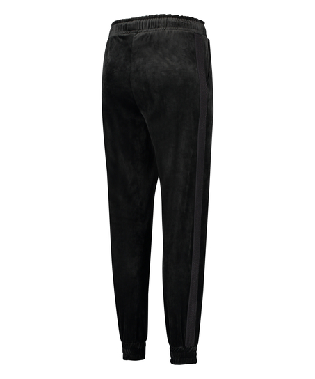 Pantalon de sport Velours HKMX, Noir