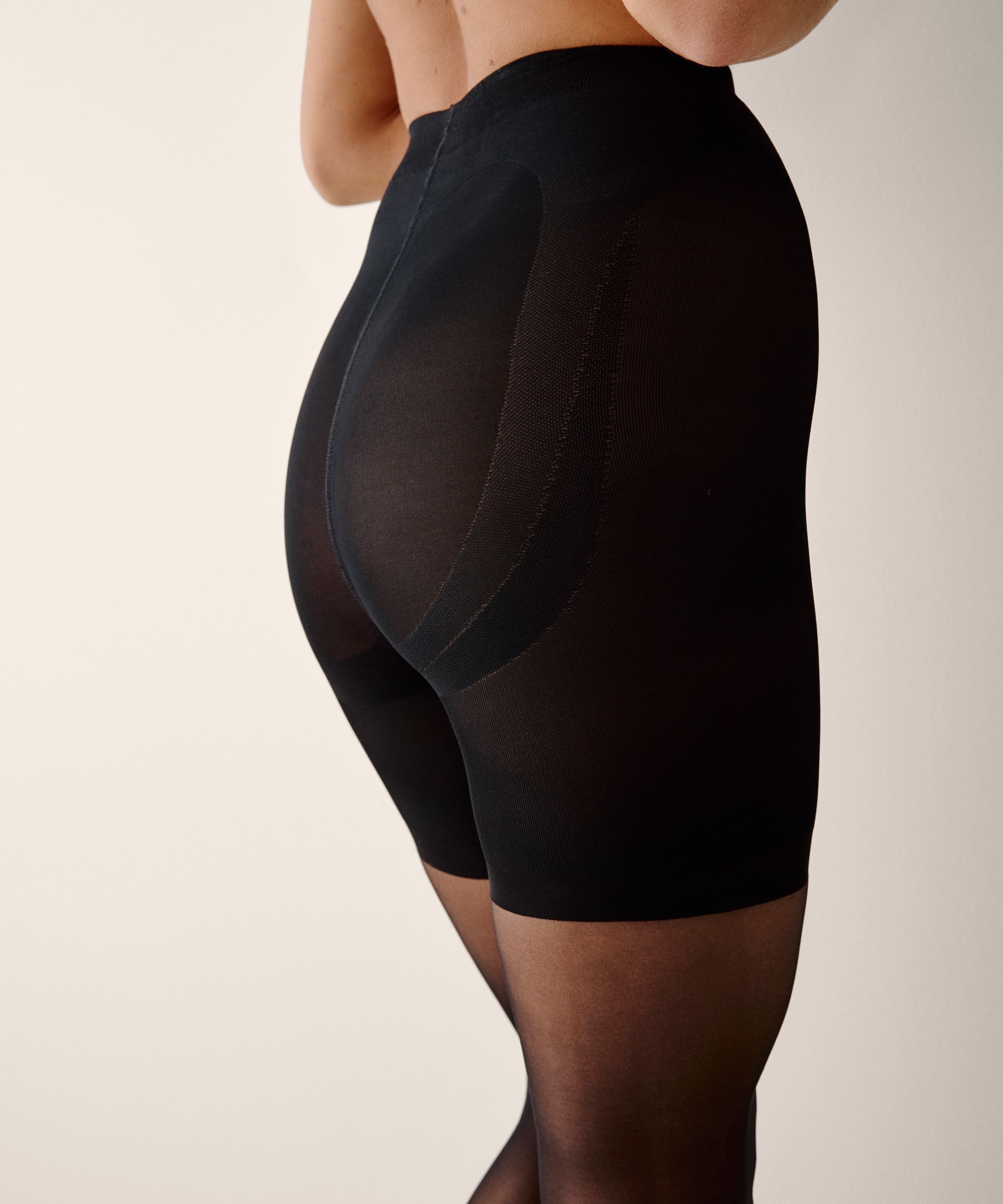 Collants 15 Deniers Lift & Shape Total, Noir, main