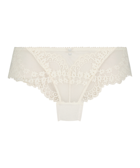 Slip br&eacute;silien Daisy, Blanc