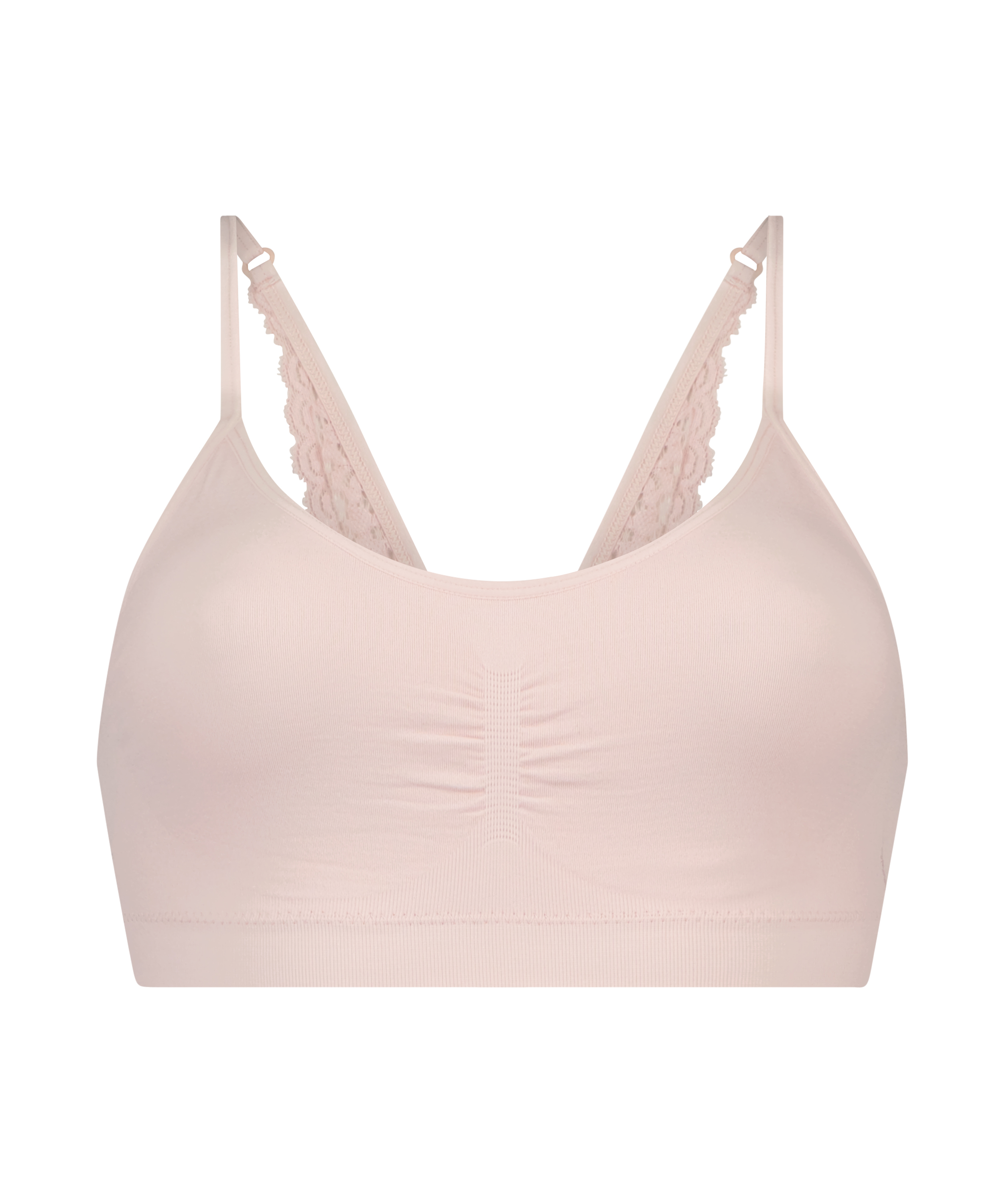 Brassière sans coutures Rose, Rose, main