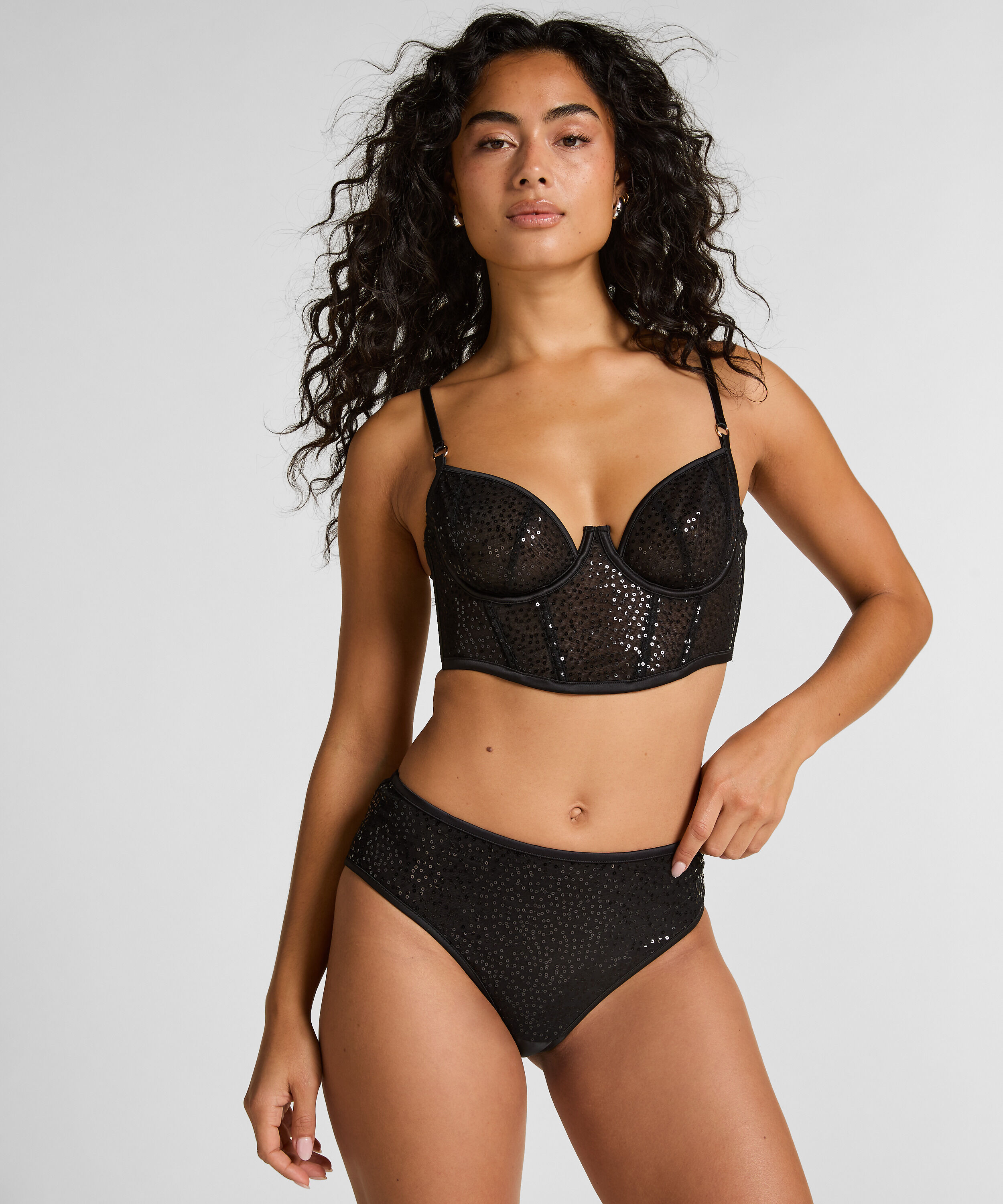 Culotte brésilienne jambe et taille haute Elle