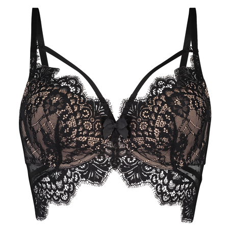 Soutien-gorge à armatures préformé longline Marilee, Noir