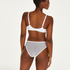 Slip brésilien invisible, Blanc