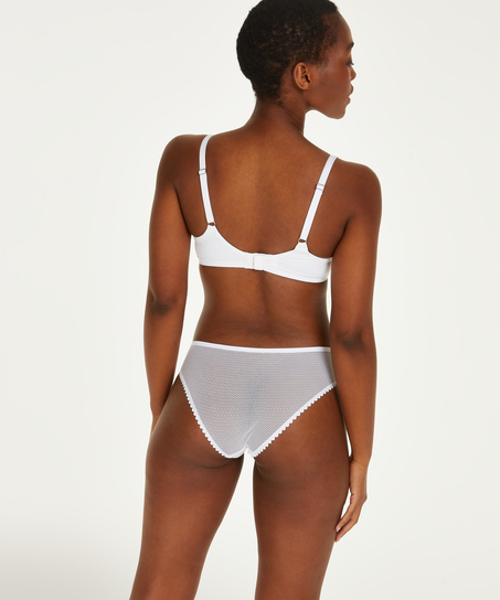 Slip brésilien invisible, Blanc