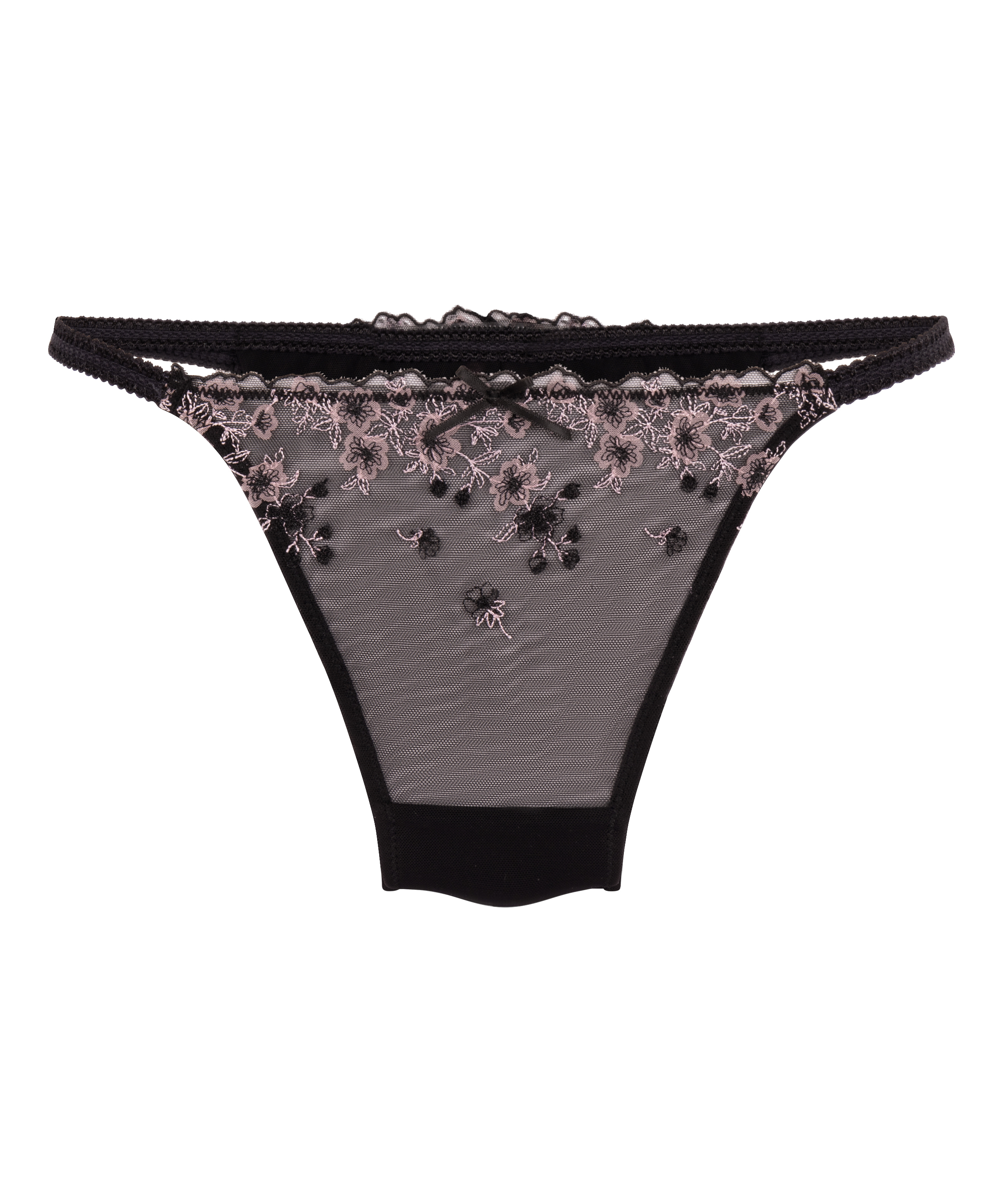 Culotte brésilienne Chloé, Noir, main