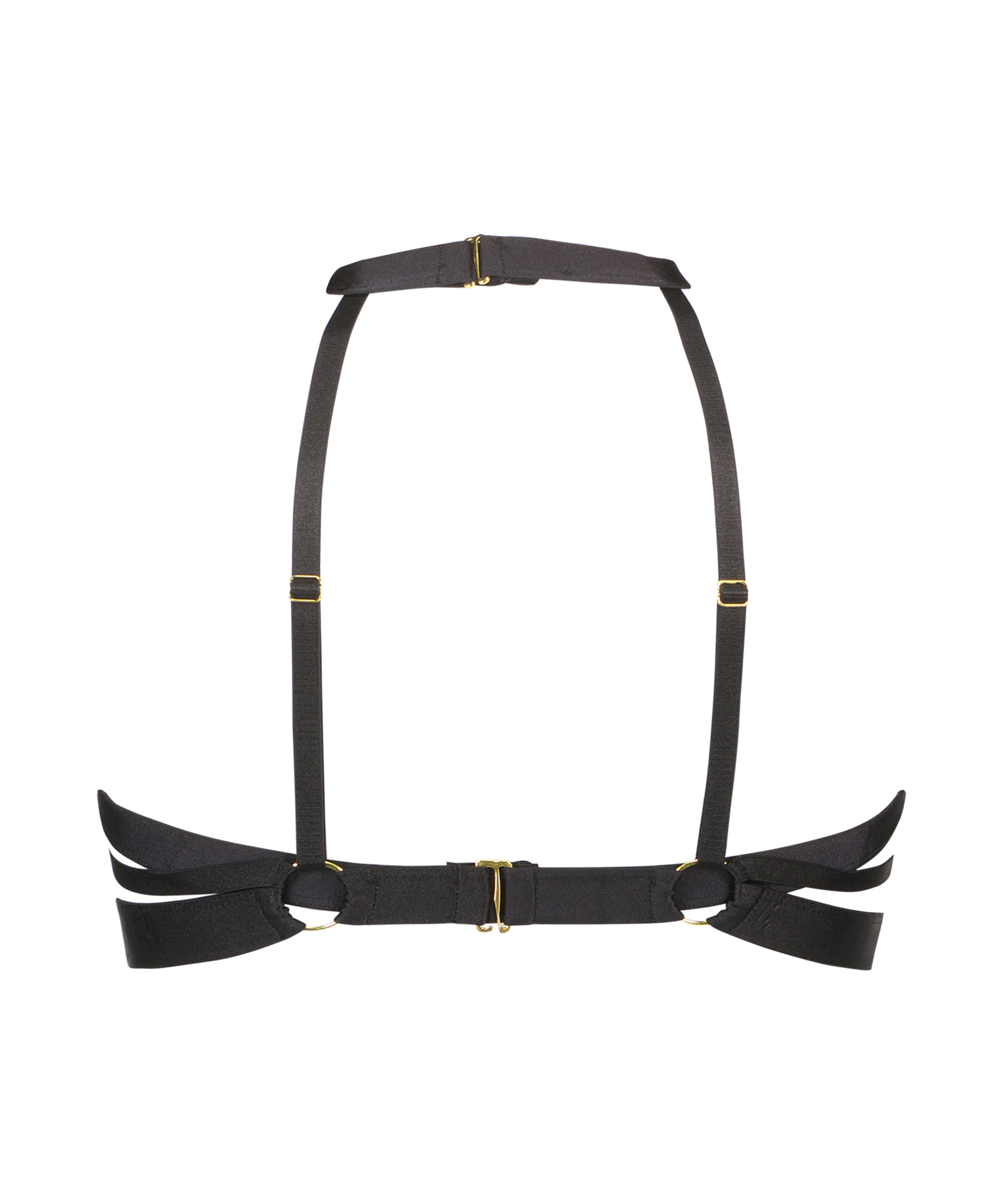 Brassière Minx, Noir, main