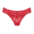 String dentelle florale, Rouge