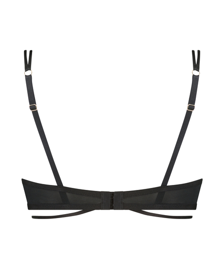 Soutien-gorge bustier rembourré à armatures Mila, Noir