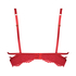 Soutien-gorge à armatures non-préformé longline Eve, Rouge