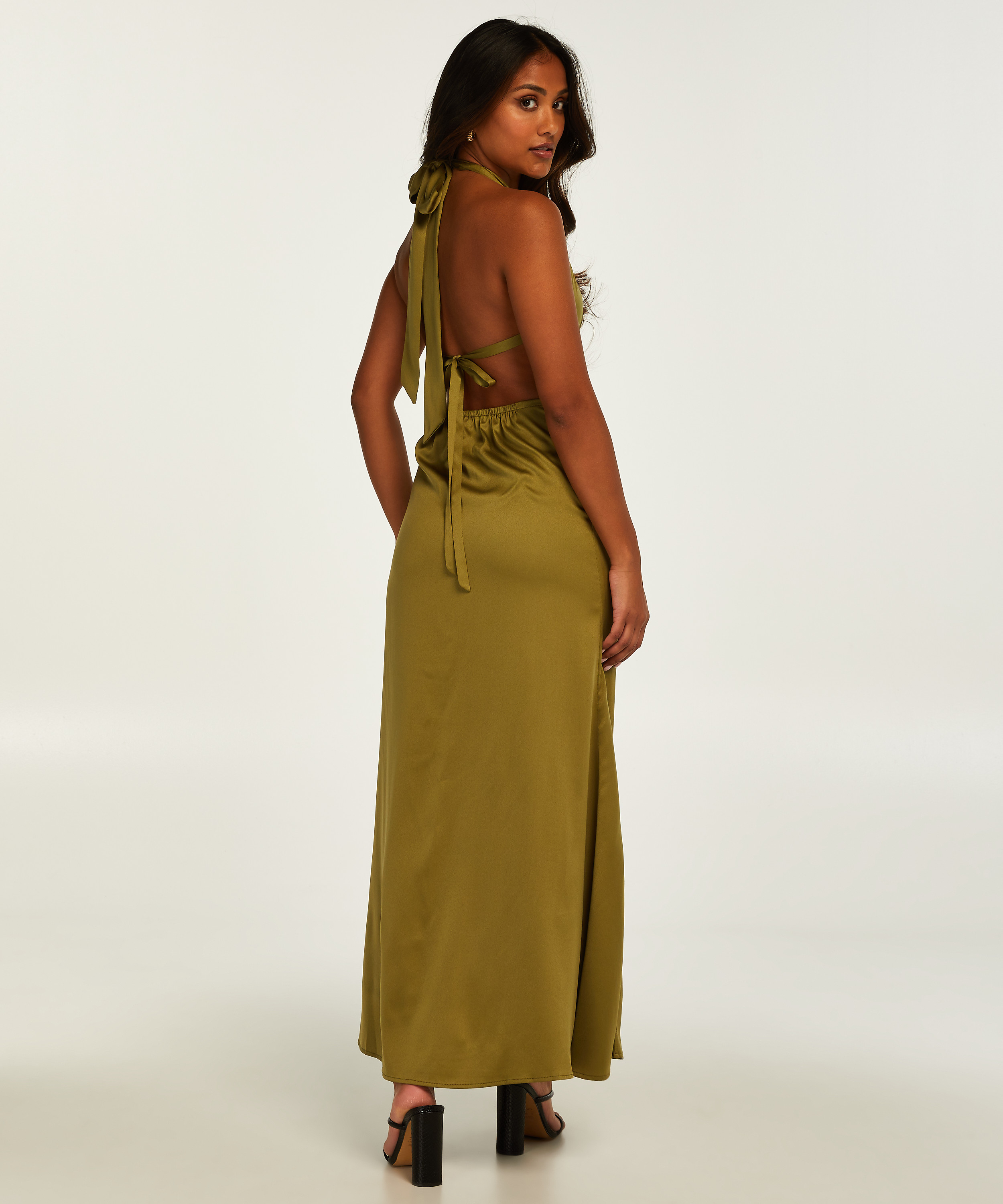 Robe Maxi, Vert, main