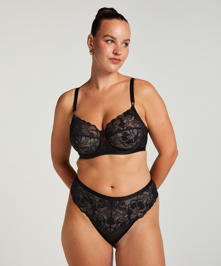 Boxer string Sophia, Noir