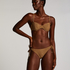 Haut de bikini Goldie Shimmer, Jaune