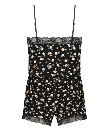 Ensemble de pyjama court Cami, Noir