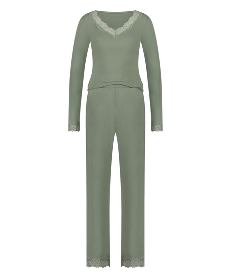 Ensemble de pyjama, Vert