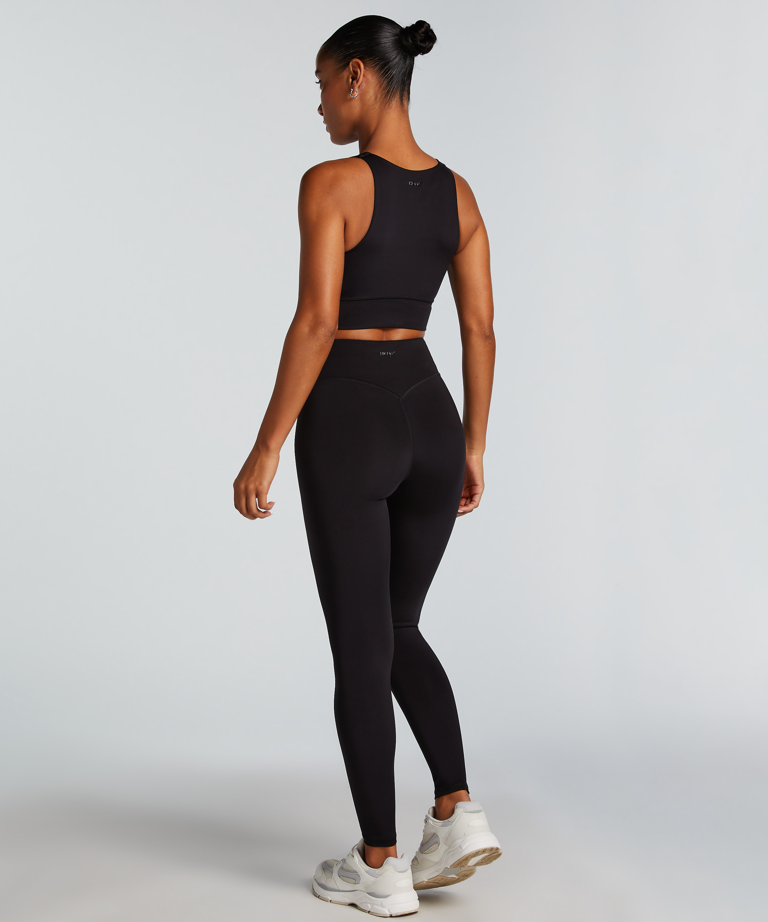 HKMX Legging croisé à taille haute, Noir, main