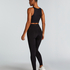 HKMX Legging croisé à taille haute, Noir