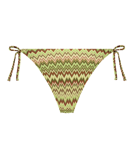 Slip de Bikini Échancrés Alcapulco, Vert