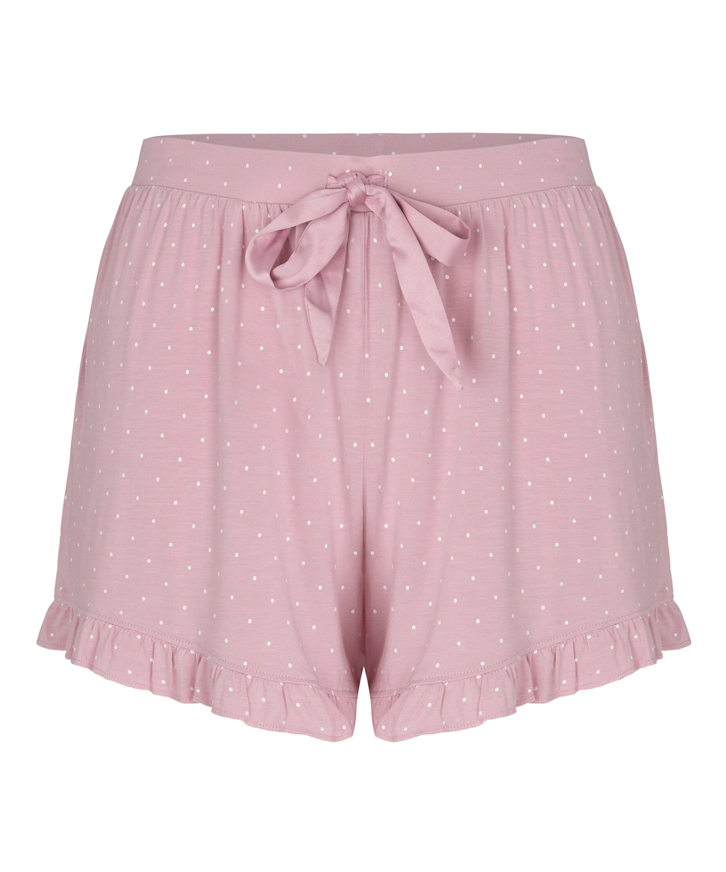 Short Jersey à volants, Rose