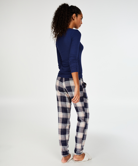 Pantalon de pyjama Check, Bleu