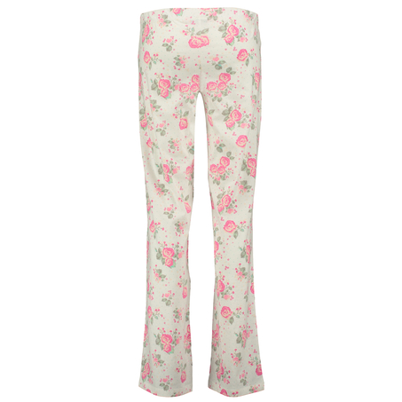 Pyama pants Dani Flower, Blanc