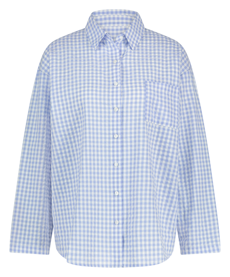 Haut de pyjama en Coton, Bleu