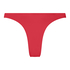 Slip de Bikini Échancrés Luxe, Rouge